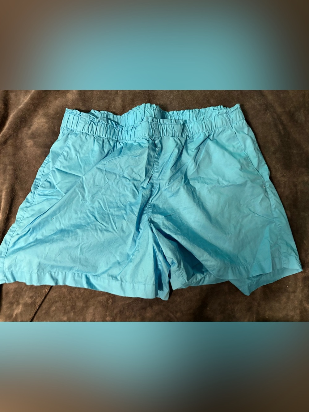 Old Navy Teal-Blue Elastic Waist Shorts XL